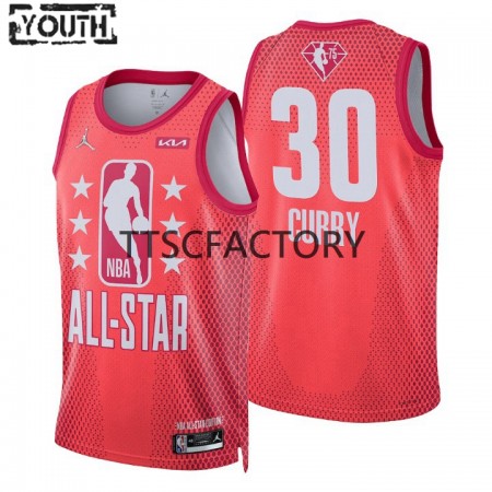 Maillot Basket Golden State Warriors Stephen Curry 30 2022 All-Star Jordan Brand Rouge Swingman - Enfant